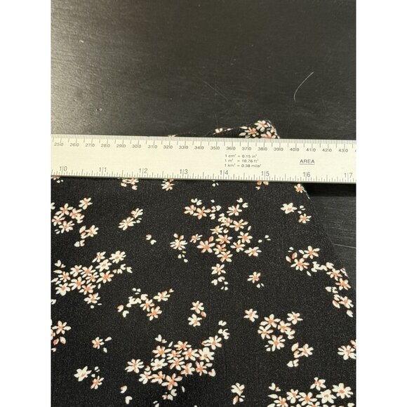 Abercrombie & Fitch Black Floral Large Whimsigoth Mini Skirt Womens Large - Picture 10 of 12